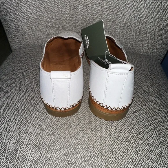 Spring Step Ingrid Soft Leather Slip On Loafer White Women Size 6.5 EU 37 NIB - Picture 7 of 13